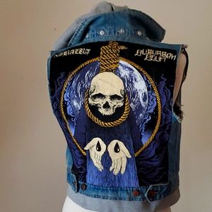 "SUBURBAN SCUM" DENIM VEST